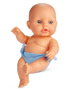 Berjuan 17041-20 - Poupée nouveau-né 20cm habillée pour garçon, pour enfants dès 3 ans