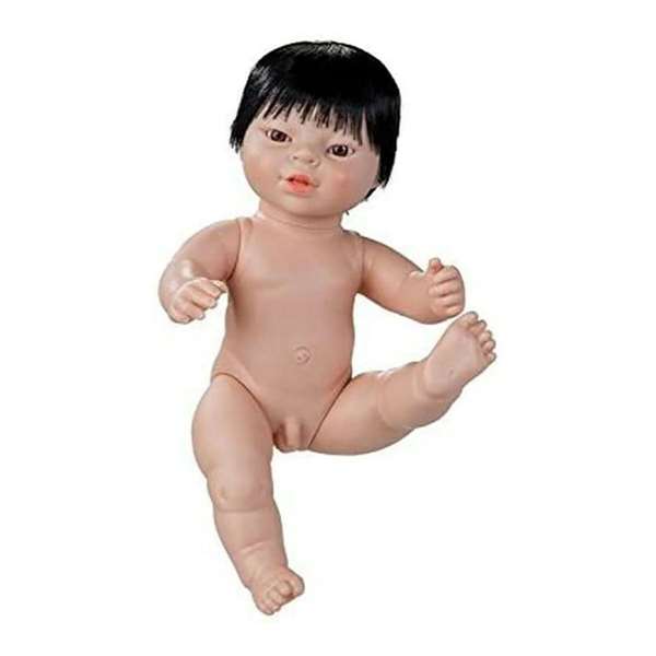 Berjuan 17060-18 38 Poupée Nouveau-Né Garçon Asiatique 38 cm avec Vêtements - Jouet Enfant à Partir de 3 Ans