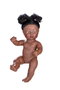 Berjuan 7059-17 - Poupée nouveau-né africaine fille 38 cm, pour enfants à partir de 3 ans