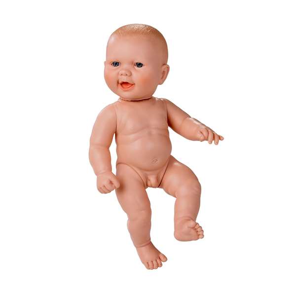 Berjuan Poupée bébé nouveau-né garçon 30 cm - Peluche poupon pour enfants à partir de 3 ans Berjuan Poupée bébé nouveau-né garçon 30 cm - Peluche poupon pour enfants à partir de 3 ans