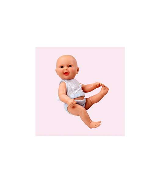 Berjuan Poupée bébé nouveau-né garçon 30 cm - Peluche poupon pour enfants à partir de 3 ans Berjuan Poupée bébé nouveau-né garçon 30 cm - Peluche poupon pour enfants à partir de 3 ans
