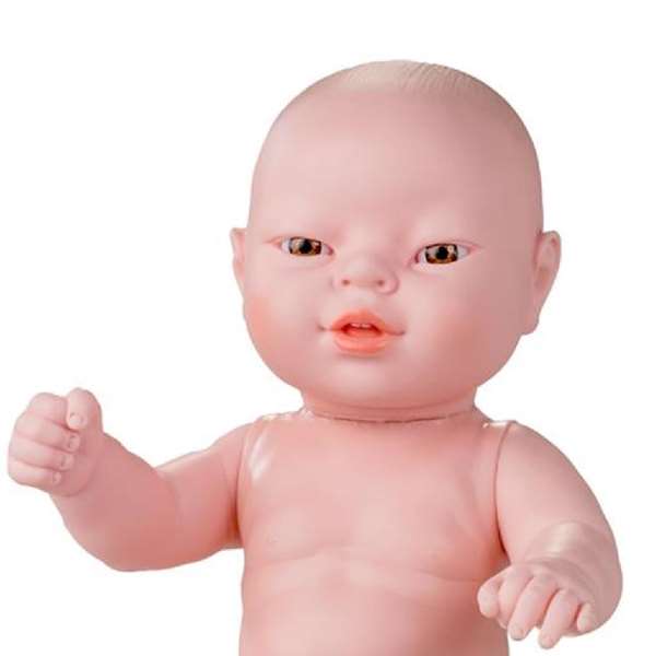 Berjuan 7082-17 Poupée nouveau-né, fille asiatique, 30 cm - Figurine de collection pour enfants