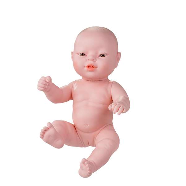 Berjuan 7082-17 Poupée nouveau-né, fille asiatique, 30 cm - Figurine de collection pour enfants