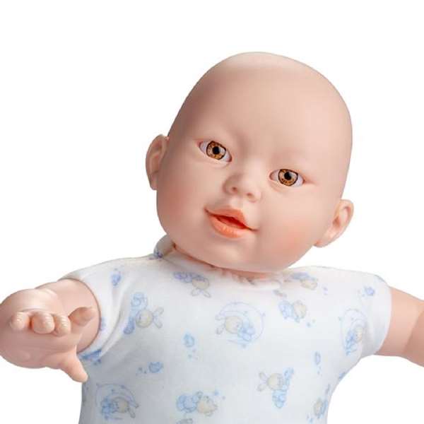 Berjuan 8074-17 - Poupée nouveau-né asiatique garçon, 45 cm, réaliste, âge recommandé 3 ans et plus