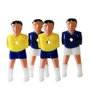 Ociotrends - Set de 22 joueurs de football pour match Brésil-France, joueurs articulés, ABS, à partir de 8 ans