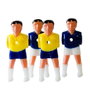 Ociotrends - Set de 22 joueurs de football pour match Brésil-France, joueurs articulés, ABS, à partir de 8 ans