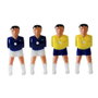 Ociotrends - Set de 22 joueurs de football pour match Brésil-France, joueurs articulés, ABS, à partir de 8 ans