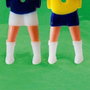 Ociotrends - Set de 22 joueurs de football pour match Brésil-France, joueurs articulés, ABS, à partir de 8 ans