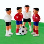 Ociotrends Set de 22 Joueurs de Football en Position Ouverte Équipe d'Espagne contre Allemagne - Modèle à Assembler en ABS