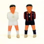 Ociotrends - Set de 22 figurines de joueurs avec jambes mobiles - FC Barcelone vs Real Madrid - Jeu de société en ABS