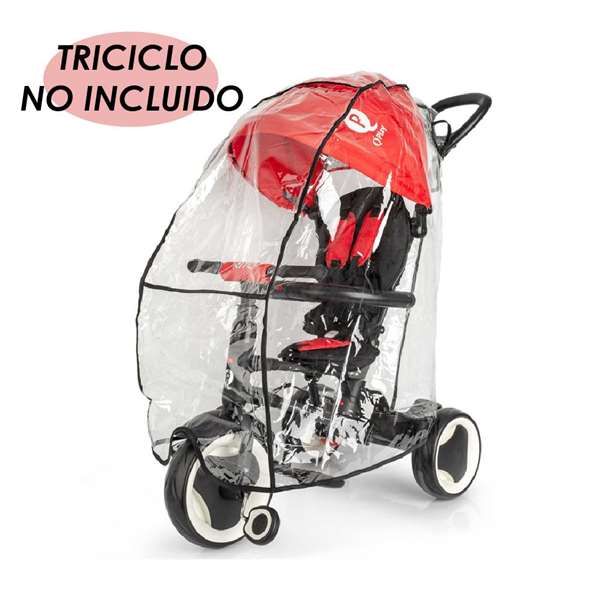 Ociotrends - Housse de pluie Rito / Prime pour landau ou poussette, plastique transparent, recommandé dès 6 mois Ociotrends - Housse de pluie Rito / Prime pour landau ou poussette, plastique transparent, recommandé dès 6 mois