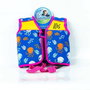 Ociotrends - Chaleco de natation à manches longues Kohala Pulpitos, motif pieuvre, rose, néoprène/lycra, taille 18 à 36 mois