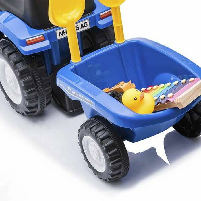 Tracteur à pédale New Holland Ride ON Bleu 91 x 44 x 29 cm