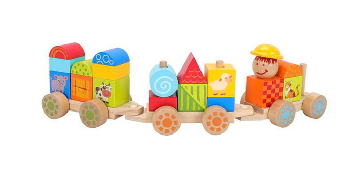 Jouet pour bébé Moltó Happy Train 23 Pièces