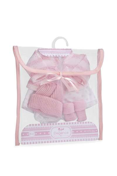 Muñecas Arias - Ropa Elegance 26 cm, Robe pour Poupée, Série de 6 Couleurs, Langue Espagnol, À Partir de 3 Ans
