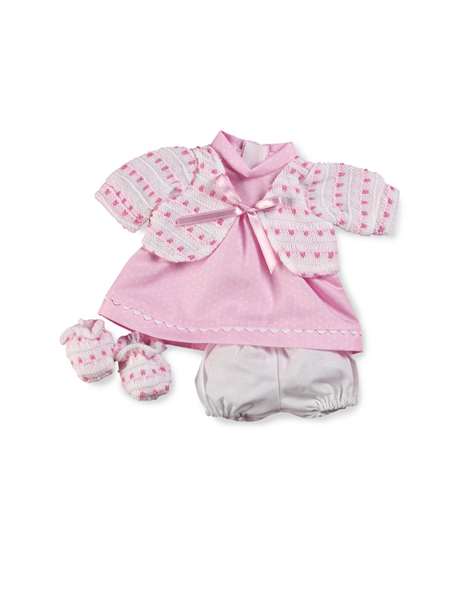 Muñecas Arias - Ropa Elegance 26 cm, Robe pour Poupée, Série de 6 Couleurs, Langue Espagnol, À Partir de 3 Ans