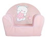 Creaciones Llopis Fauteuil Osito Sweet Rosa - Fauteuil d'enfant en peluche polyester 44x34x53 cm - Sans montage - Version espagnol, portugais, français, italien, anglais