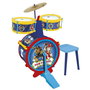 Reig Batterie enfant simple Paw Patrol avec banquette 55x36x38 cm - Jeu d'imitation pour enfants dès 3 ans