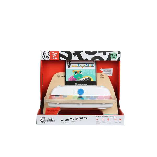 Hape Piano Magic Touch Baby Einstein en bois avec technologie tactile - Inclut 3 feuilles de musique - Dimensions 22,9 x 30,5 x他们说 12,7 cm Hape Piano Magic Touch Baby Einstein en bois avec technologie tactile - Inclut 3 feuilles de musique - Dimensions 22,9 x 30,5 x他们说 12,7 cm
