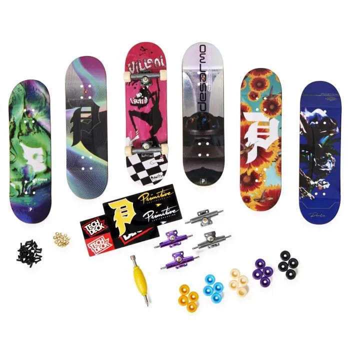 Tech Deck Pack Finger Skate Tech Deck - Skate Shop Bonus - Personnalisation Complète - Jaune - Mixte - À partir de 6 ans Tech Deck Pack Finger Skate Tech Deck - Skate Shop Bonus - Personnalisation Complète - Jaune - Mixte - À partir de 6 ans