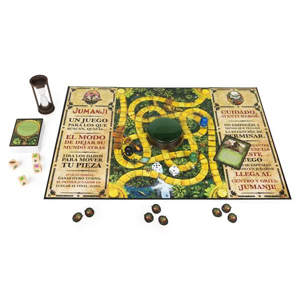 Spin Master Juego de mesa Jumanji - Jeu de société, dimensions 27.31x37.15x5.4 cm, à partir de 8 ans, multilingue