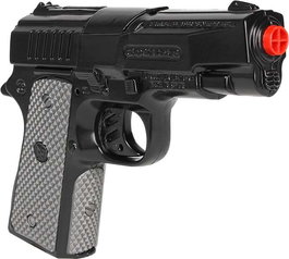Gonher - Pistola policía - Pistolet jouet métal policier avec 8 tirs - Noir