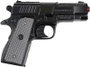 Gonher - Pistola policía - Pistolet jouet métal policier avec 8 tirs - Noir