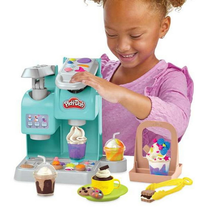 Play-Doh Mon super café, Machine à café jouet et Pâte à modeler Multicolore