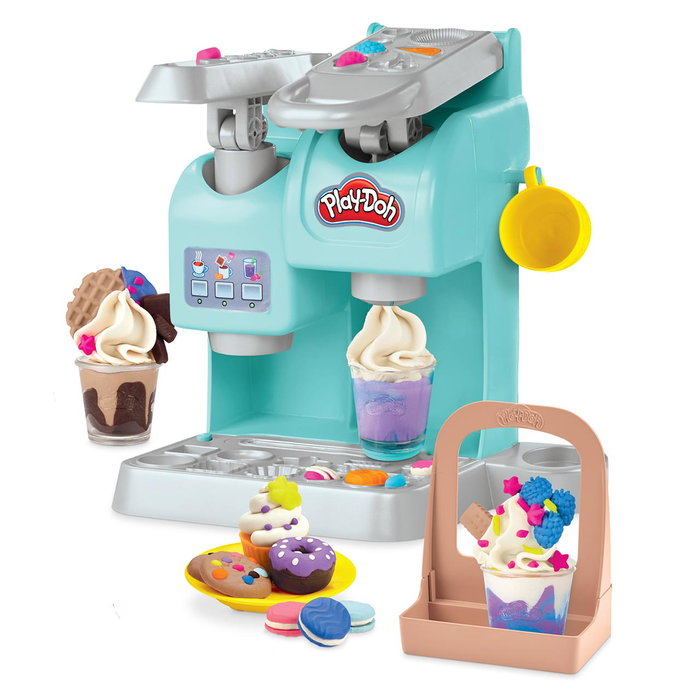 Hasbro Play-Doh Super Cafetière F5836 avec 8 Pots et 20 Accessoires pour Enfants dès 3 Ans Hasbro Play-Doh Super Cafetière F5836 avec 8 Pots et 20 Accessoires pour Enfants dès 3 Ans