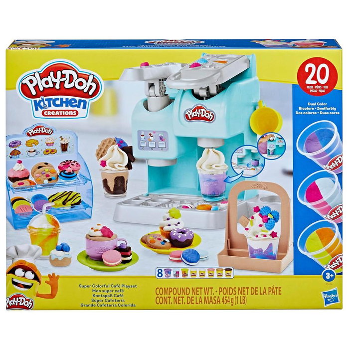 Hasbro Play-Doh Super Cafetière Colorée Playset - Jouet de Création de Boissons et Desserts Hasbro Play-Doh Super Cafetière Colorée Playset - Jouet de Création de Boissons et Desserts