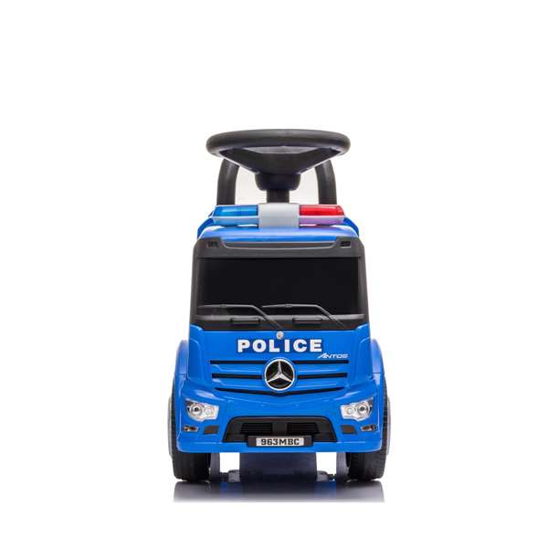 Ociotrends Mercedes Truck Actros Police Camion-Jouet Son et Lumière avec Piles 1-3 Ans Poids Max 25 Kg Camion de Police Jouet pour Enfant