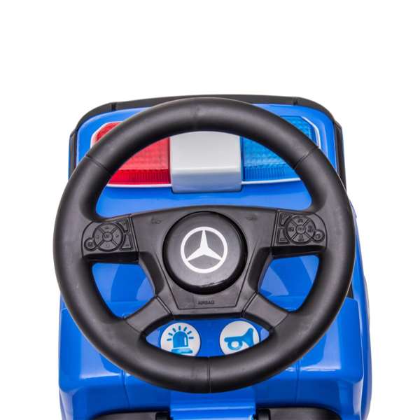 Ociotrends Mercedes Truck Actros Police Camion-Jouet Son et Lumière avec Piles 1-3 Ans Poids Max 25 Kg Camion de Police Jouet pour Enfant