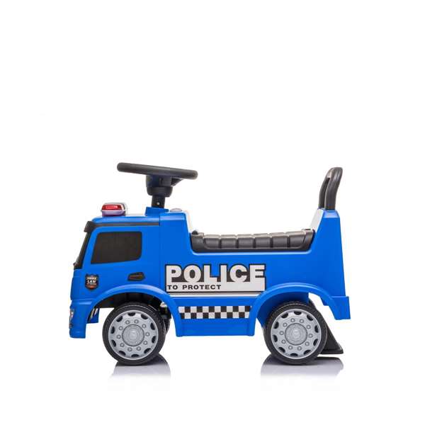 Ociotrends Mercedes Truck Actros Police Camion-Jouet Son et Lumière avec Piles 1-3 Ans Poids Max 25 Kg Camion de Police Jouet pour Enfant