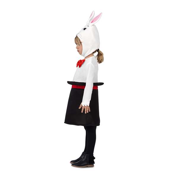 My Other Me - Déguisement de lapin en chistera pour enfant, couleur noir, taille vêtement 4 à 6 ans (âge recommandé 3 ans)