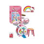 Reig Bateria Hello Kitty 3 éléments avec banquette, batterie jouet pour enfant à partir de 3 ans, en plastique, langue français