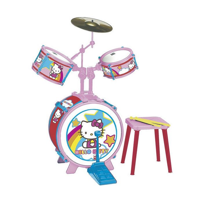 Batterie musicale Hello Kitty Plastique Batterie musicale Hello Kitty Plastique