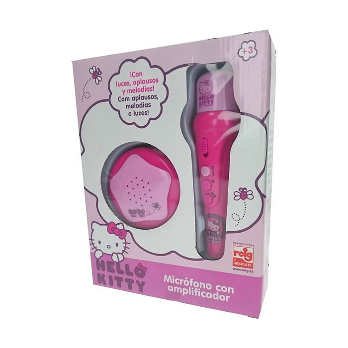 Microphone Karaoké Hello Kitty Rose Fuchsia Microphone Karaoké Hello Kitty Rose Fuchsia