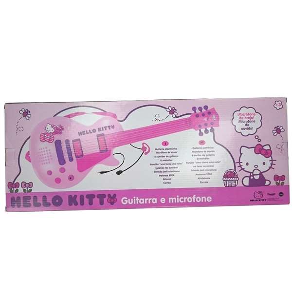 Reig Guitare Électronique avec Micro Hello Kitty pour Enfants dès 3 Ans - Piles Non Incluses Reig Guitare Électronique avec Micro Hello Kitty pour Enfants dès 3 Ans - Piles Non Incluses