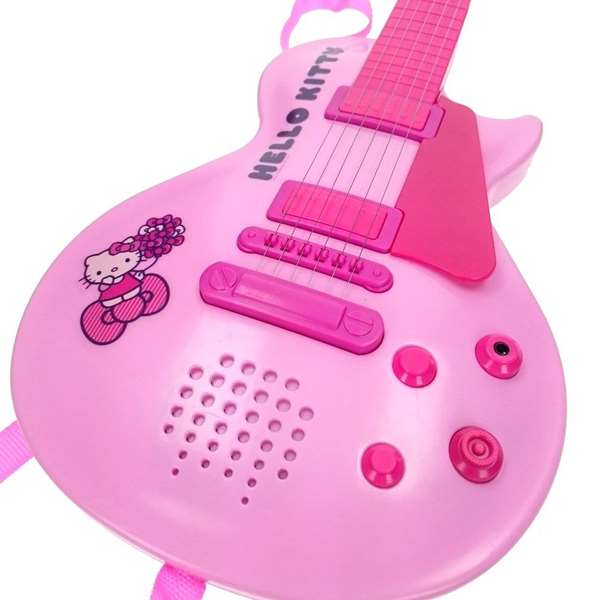 Reig Guitare Électronique avec Micro Hello Kitty pour Enfants dès 3 Ans - Piles Non Incluses Reig Guitare Électronique avec Micro Hello Kitty pour Enfants dès 3 Ans - Piles Non Incluses