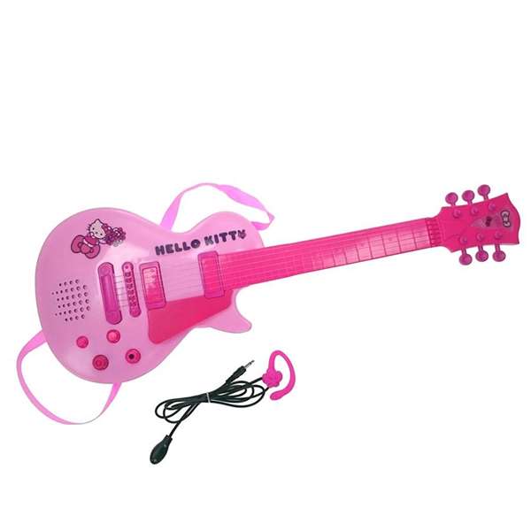 Reig Guitare Électronique avec Micro Hello Kitty pour Enfants dès 3 Ans - Piles Non Incluses Reig Guitare Électronique avec Micro Hello Kitty pour Enfants dès 3 Ans - Piles Non Incluses