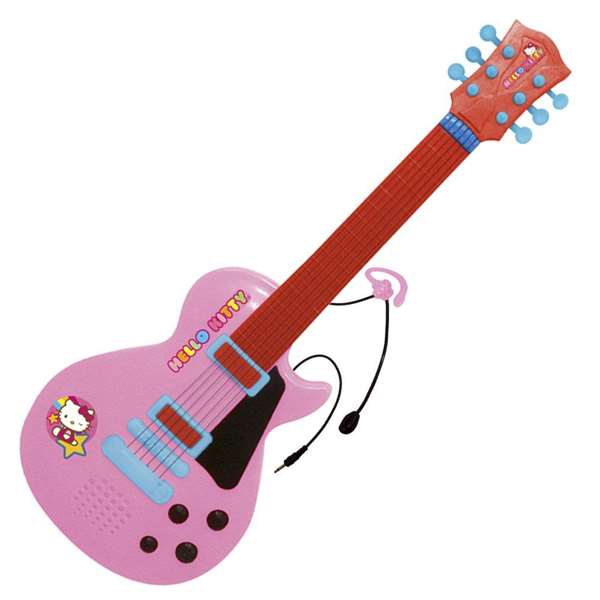 Reig Guitare Électronique avec Micro Hello Kitty pour Enfants dès 3 Ans - Piles Non Incluses Reig Guitare Électronique avec Micro Hello Kitty pour Enfants dès 3 Ans - Piles Non Incluses