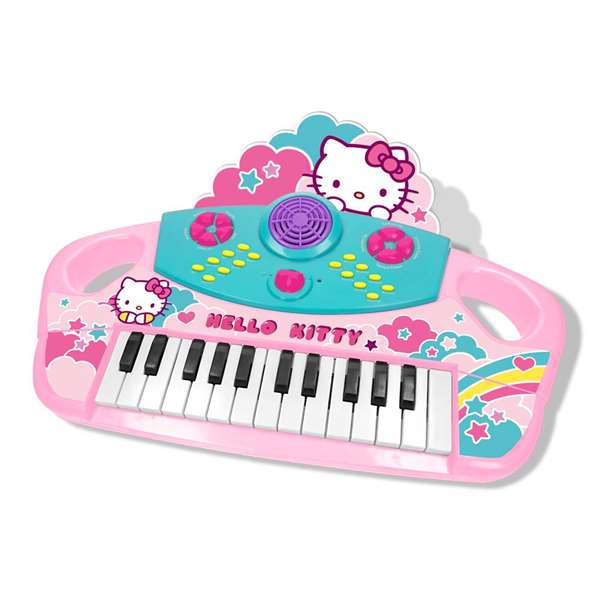Reig Organe électronique 25 touches Hello Kitty - Orgue électronique pour enfant à partir de 3 ans avec licence officielle