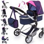 Reig Coche Muñecas Combi Neo Pro 82x79x38.50 - Poussette poupée avec assemblage recommandé à partir de 3 ans