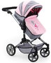 Reig Combi Neo Pro - Coche pour poupées, gris, 84 x 72 x 43 cm, pour enfants à partir de 3 ans, montage nécessaire