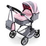 Reig Combi Neo Pro - Coche pour poupées, gris, 84 x 72 x 43 cm, pour enfants à partir de 3 ans, montage nécessaire