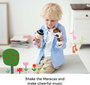 Fisher-Price Maracas pour enfant à partir de 3 ans avec son et lumière, matériau plastique, nécessite 2 piles LR3 incluses