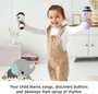 Fisher-Price Maracas pour enfant à partir de 3 ans avec son et lumière, matériau plastique, nécessite 2 piles LR3 incluses