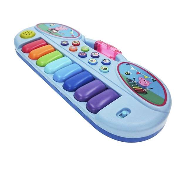Reig Orgue Électronique Peppa Pig - Jouet Musical avec Sons et Lumières pour Enfants dès 18 Mois (Fonctionne avec 3 Piles LR6 Incluses)