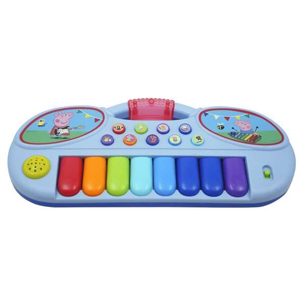 Reig Orgue Électronique Peppa Pig - Jouet Musical avec Sons et Lumières pour Enfants dès 18 Mois (Fonctionne avec 3 Piles LR6 Incluses)