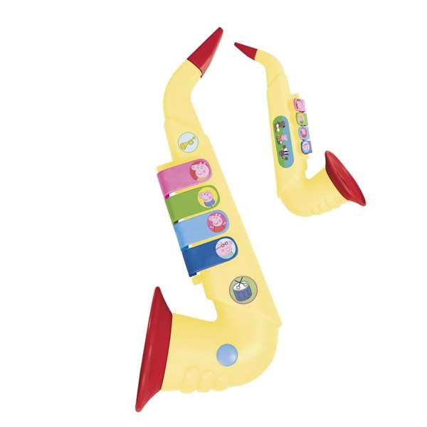 Reig Saxophone jouet 4 notes en plastique avec étui, pour enfant à partir de 3 ans